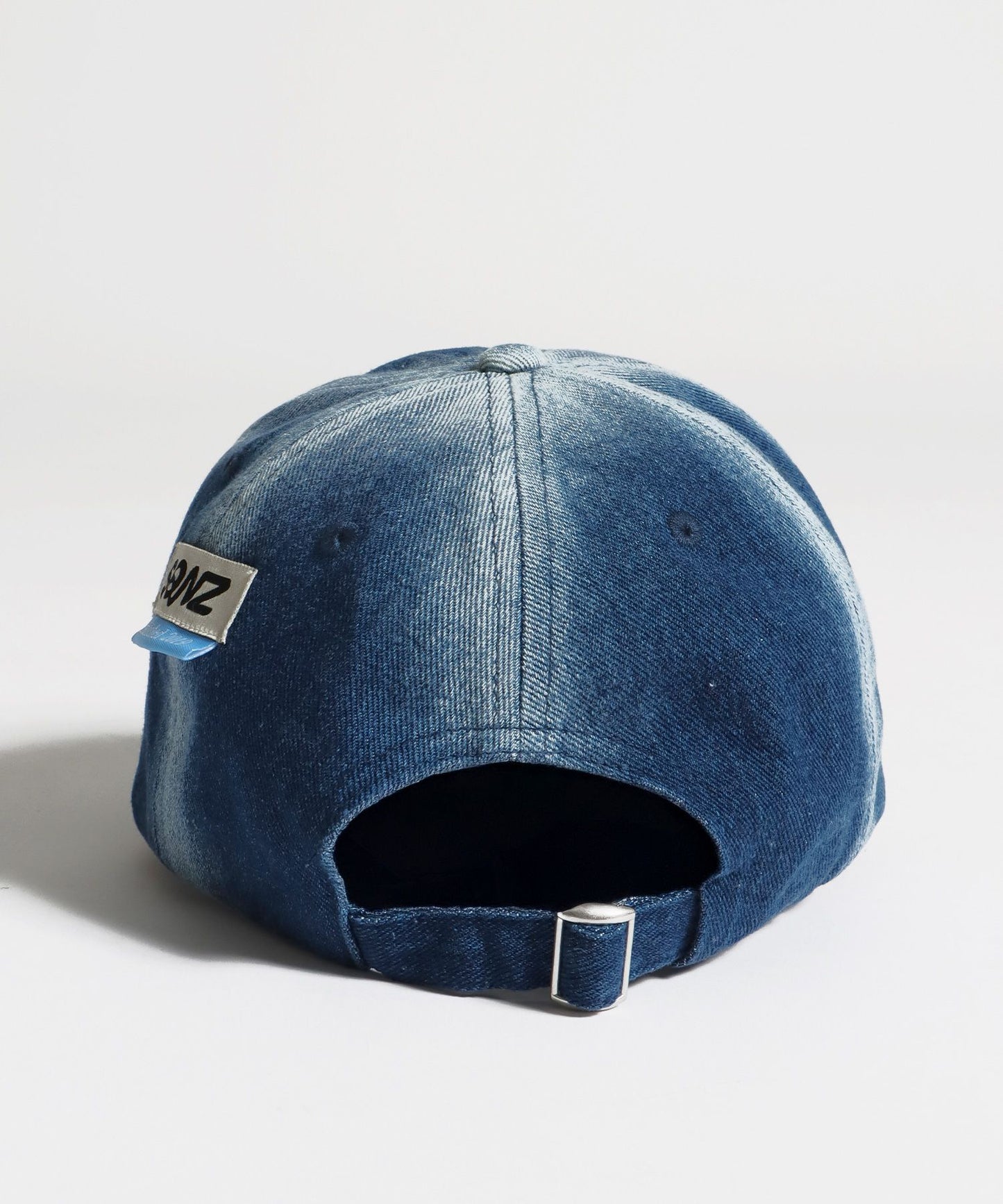 sqnz applique denim cap / キャップ デニム ステッチ 刺繍 ≪サイズ調節可能≫ ネイビー