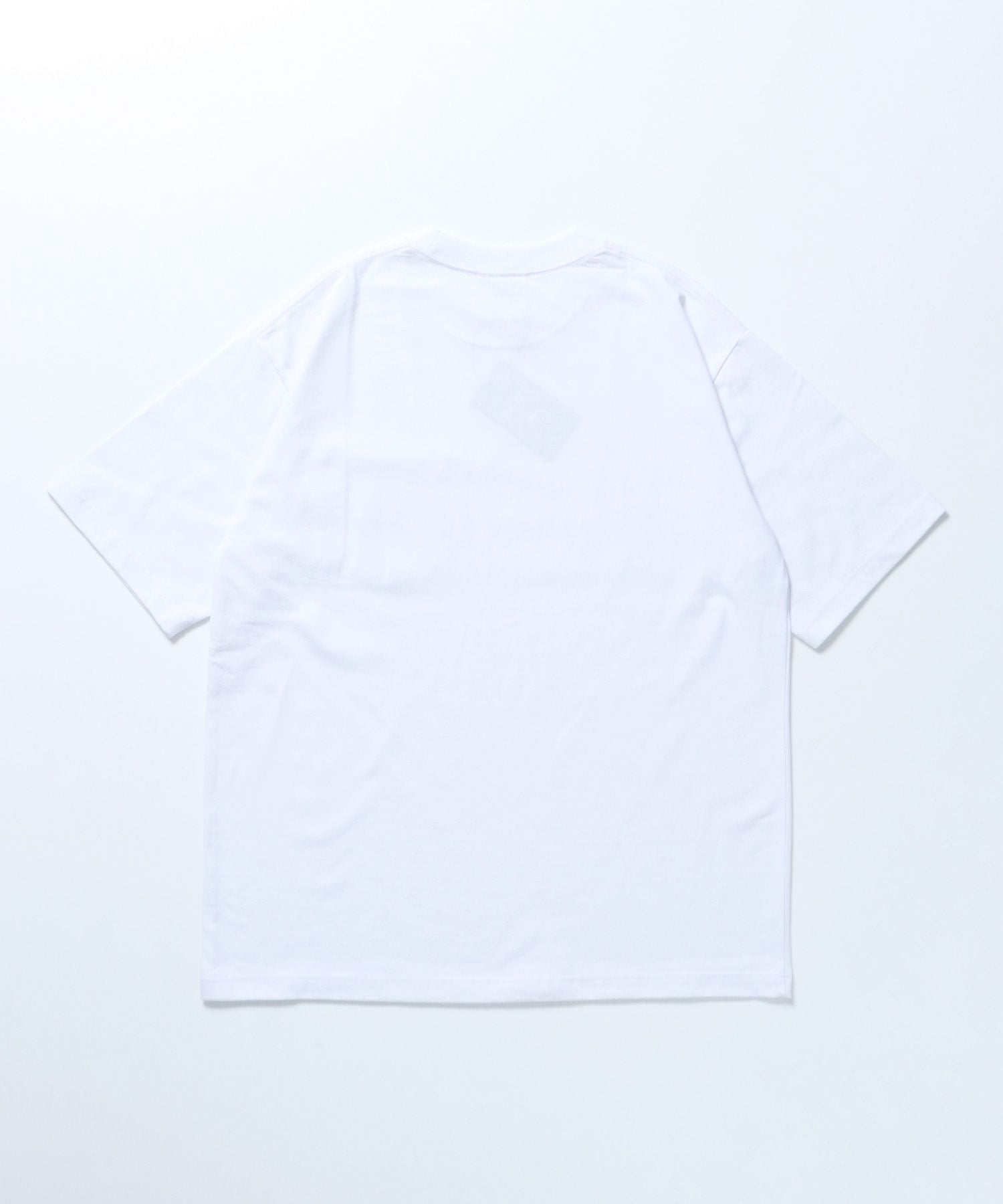 BIG POCKET TEE / ポケット 半袖 ワンポイント ワイドシルエット ヘビーウエイト クルーネック ホワイト