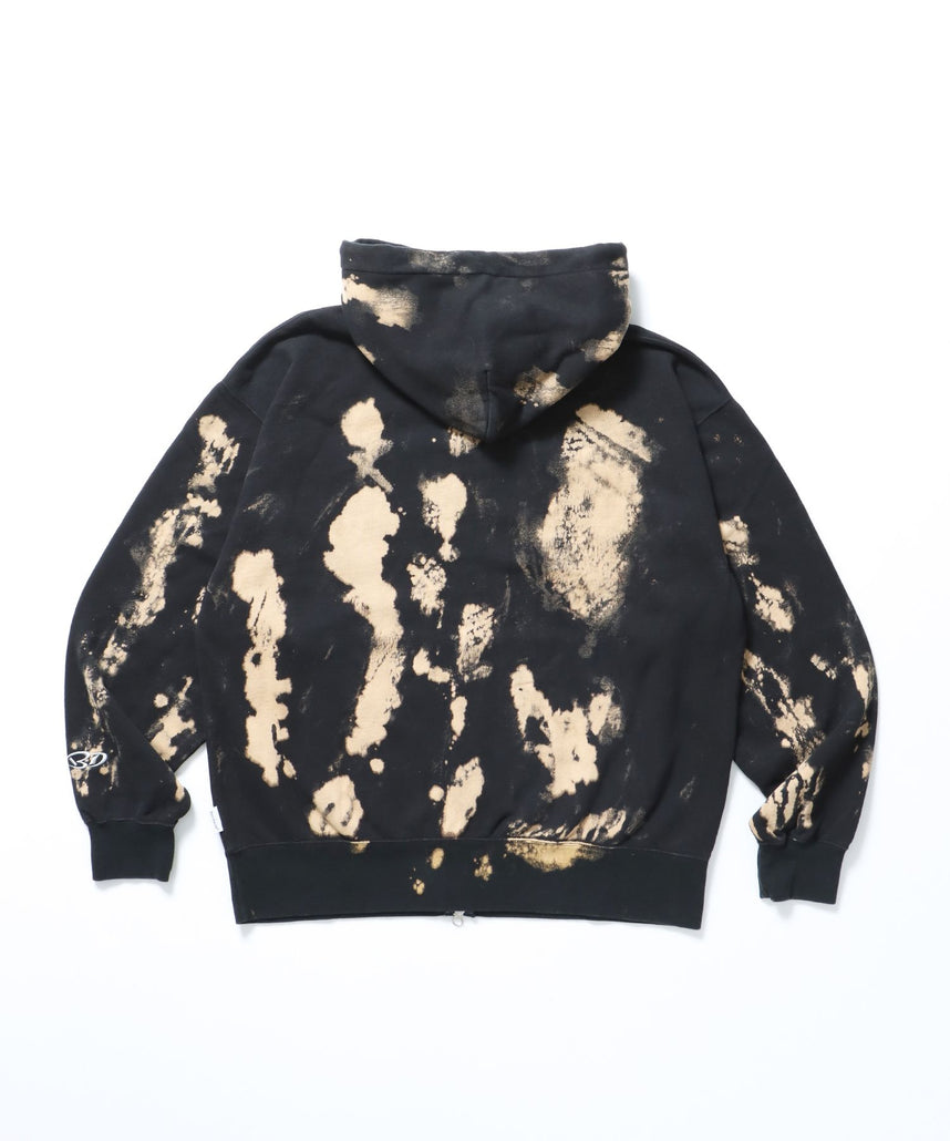 【BEN DAVIS(ベンデイビス)】DEPARTMENT FADED ZIP HOODIE / ジップパーカー ワイドシルエット フーディ 裏毛 フェード ≪SET UP着用可能≫ その他2