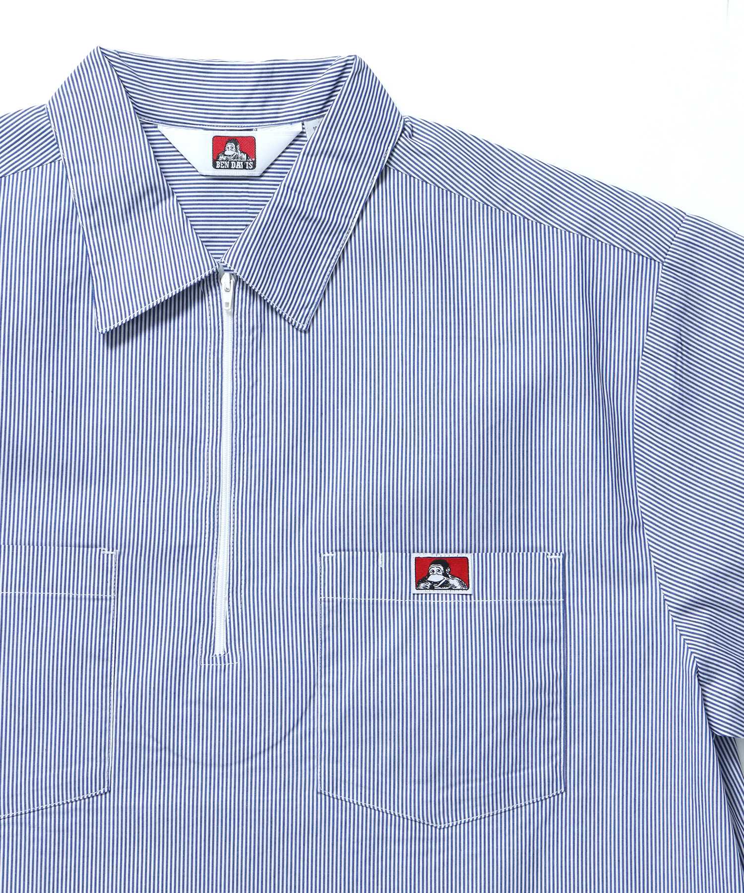 1/2 ZIP S/S SHIRT / シャツ レギュラー ワンポイント シンプル ハーフジップ その他1