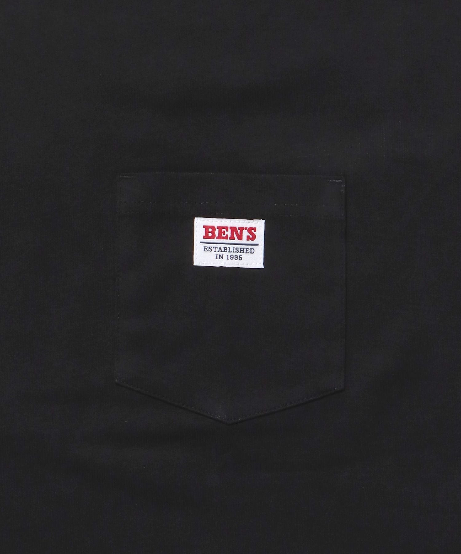 BIG POCKET TEE ZF / ポケット 半袖 ワンポイント ワイドシルエット ヘビーウエイト クルーネック ブラック