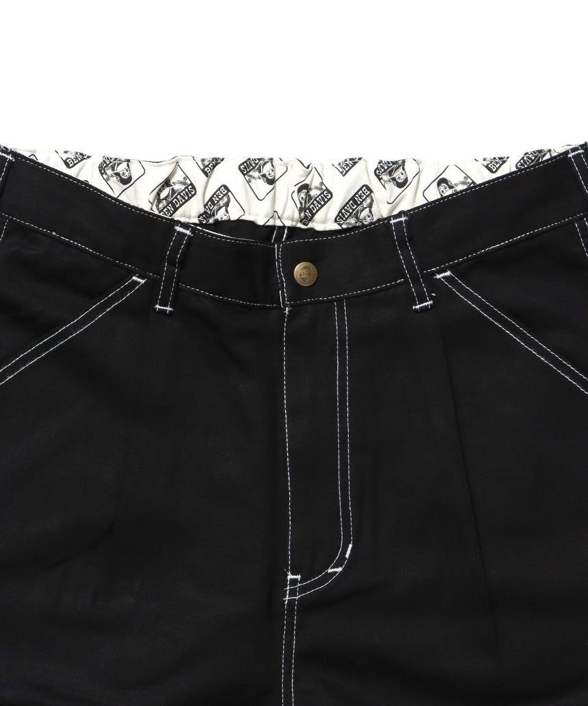 ACTIVEWORKPANTS Z5 / ベンズ アクティブワークパンツ テーパード シェフパンツ ブラック