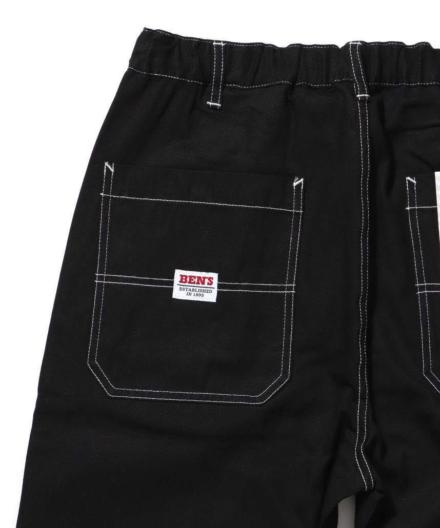 ACTIVEWORKPANTS Z5 / ベンズ アクティブワークパンツ テーパード シェフパンツ ブラック