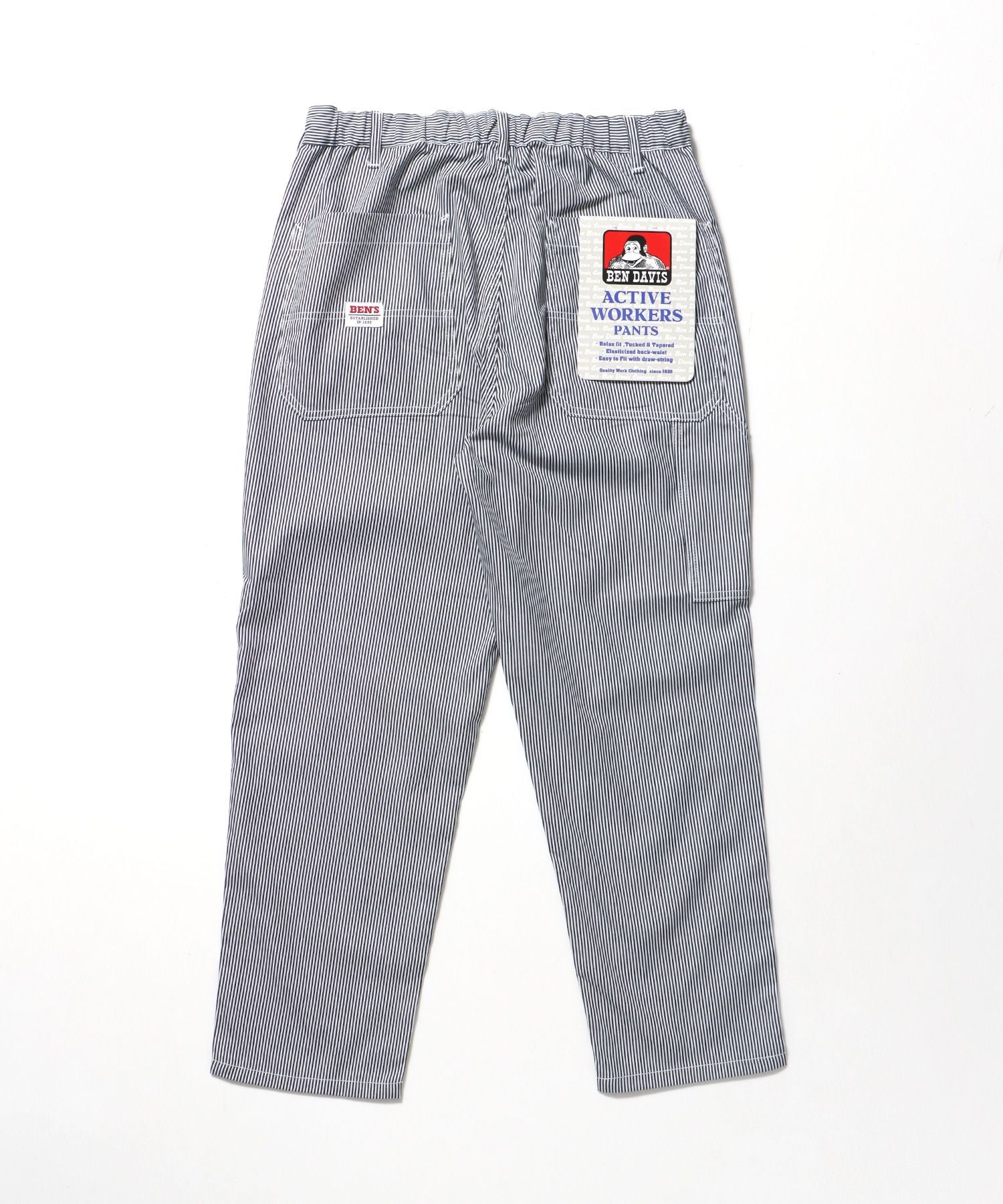 【BEN DAVIS(ベンデイビス)】ACTIVEWORKPANTS Z5 / ベンズ アクティブワークパンツ テーパード シェフパンツ 柄80