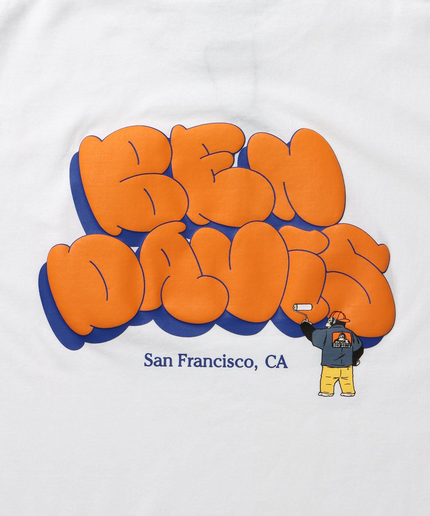 BUBBLE LOGO TEE NV / Tシャツ クルーネック 半袖 プリント ホワイト