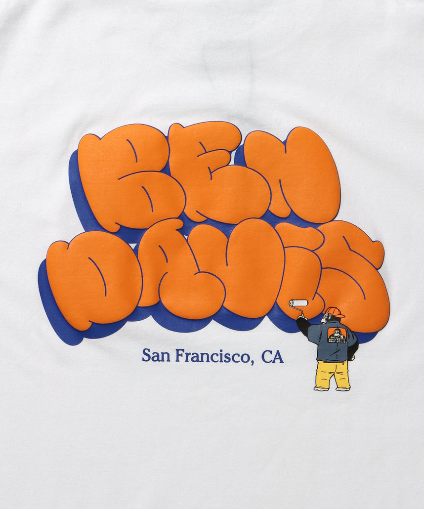 BUBBLE LOGO TEE NV / Tシャツ クルーネック 半袖 プリント ホワイト