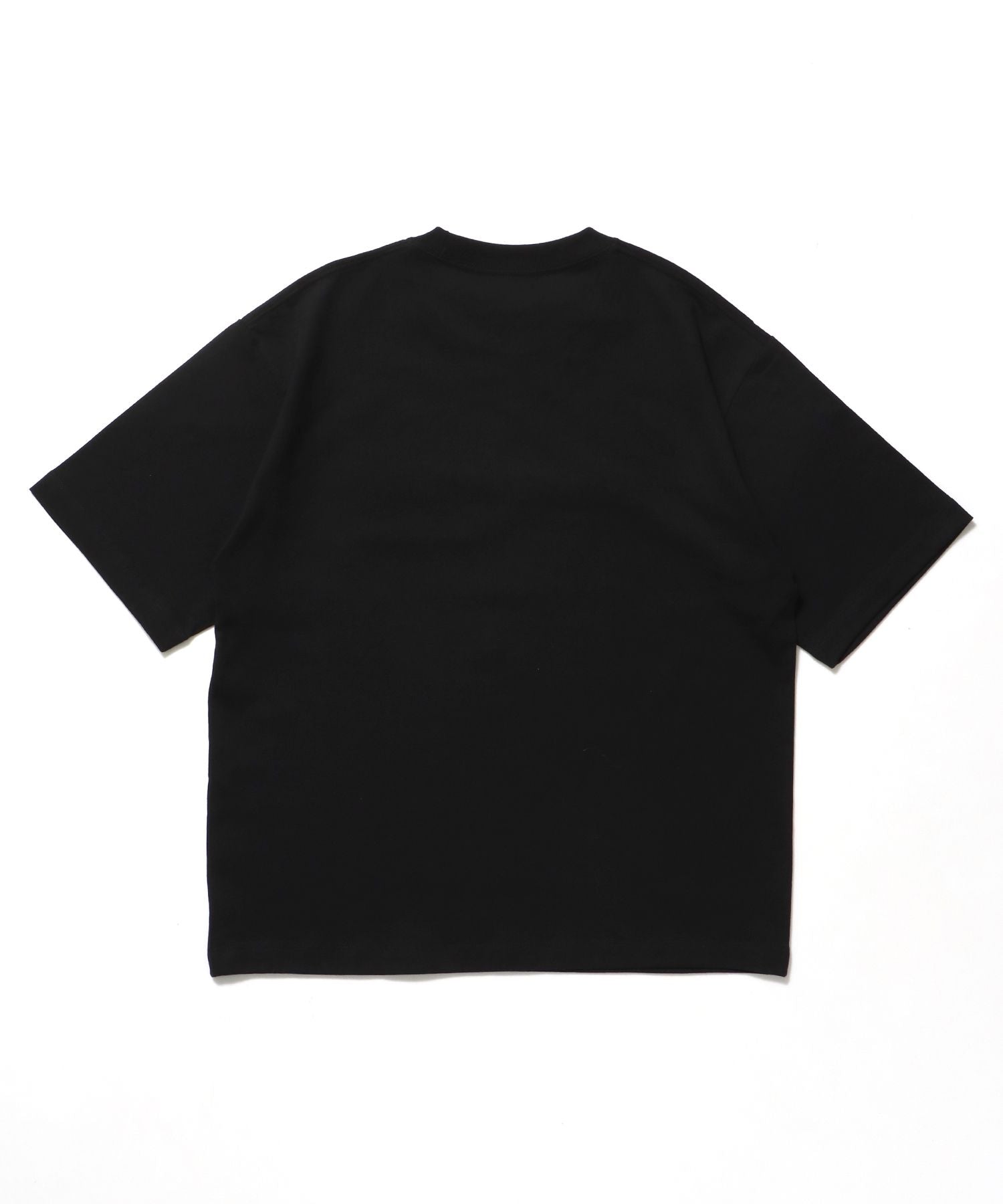 LETTERED CROPPED TEE NV / Tシャツ 短丈 クルーネック 半袖 ブラック