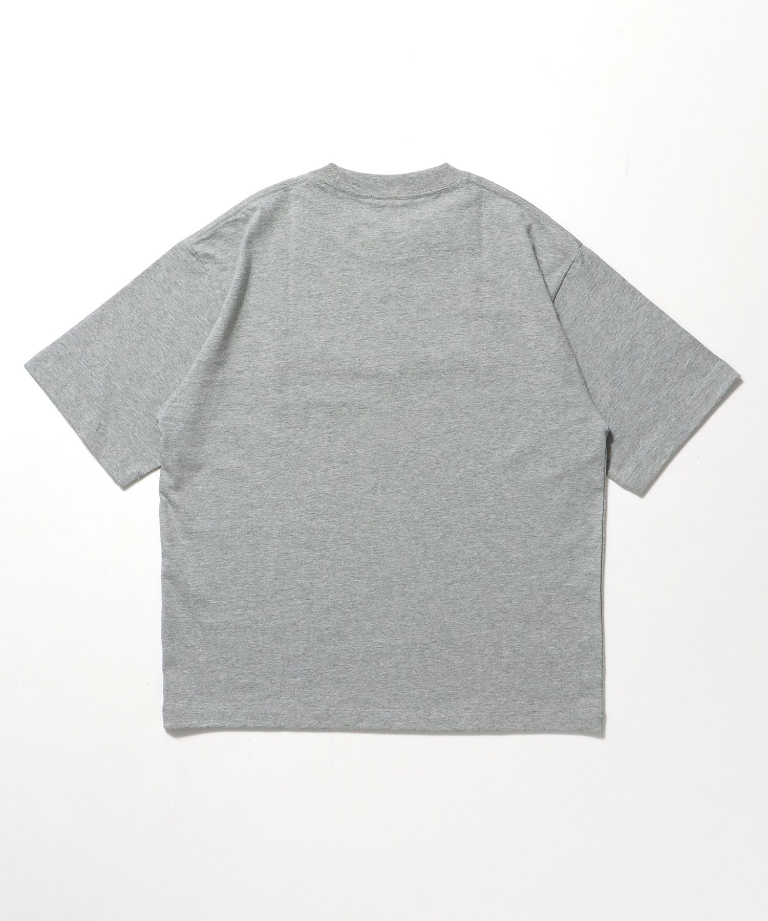 LETTERED CROPPED TEE NV / Tシャツ 短丈 クルーネック 半袖 グレー