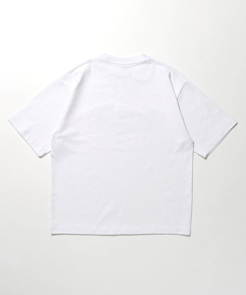 LETTERED CROPPED TEE NV / Tシャツ 短丈 クルーネック 半袖 ホワイト