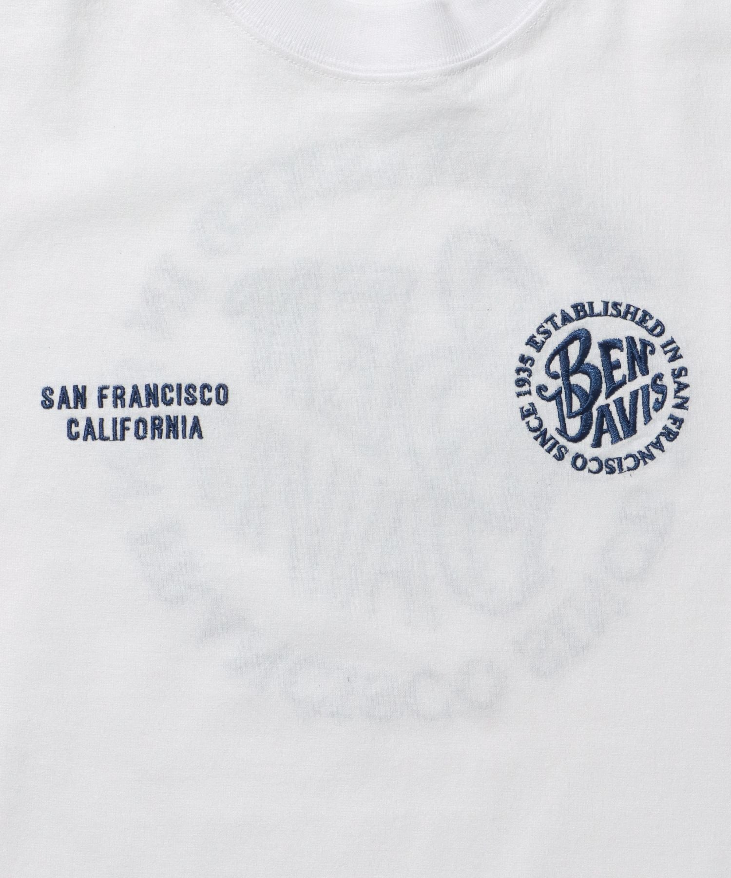 CIRCLE EMB CROPPED TEE NV / Tシャツ 短丈 クルーネック 半袖 ホワイト