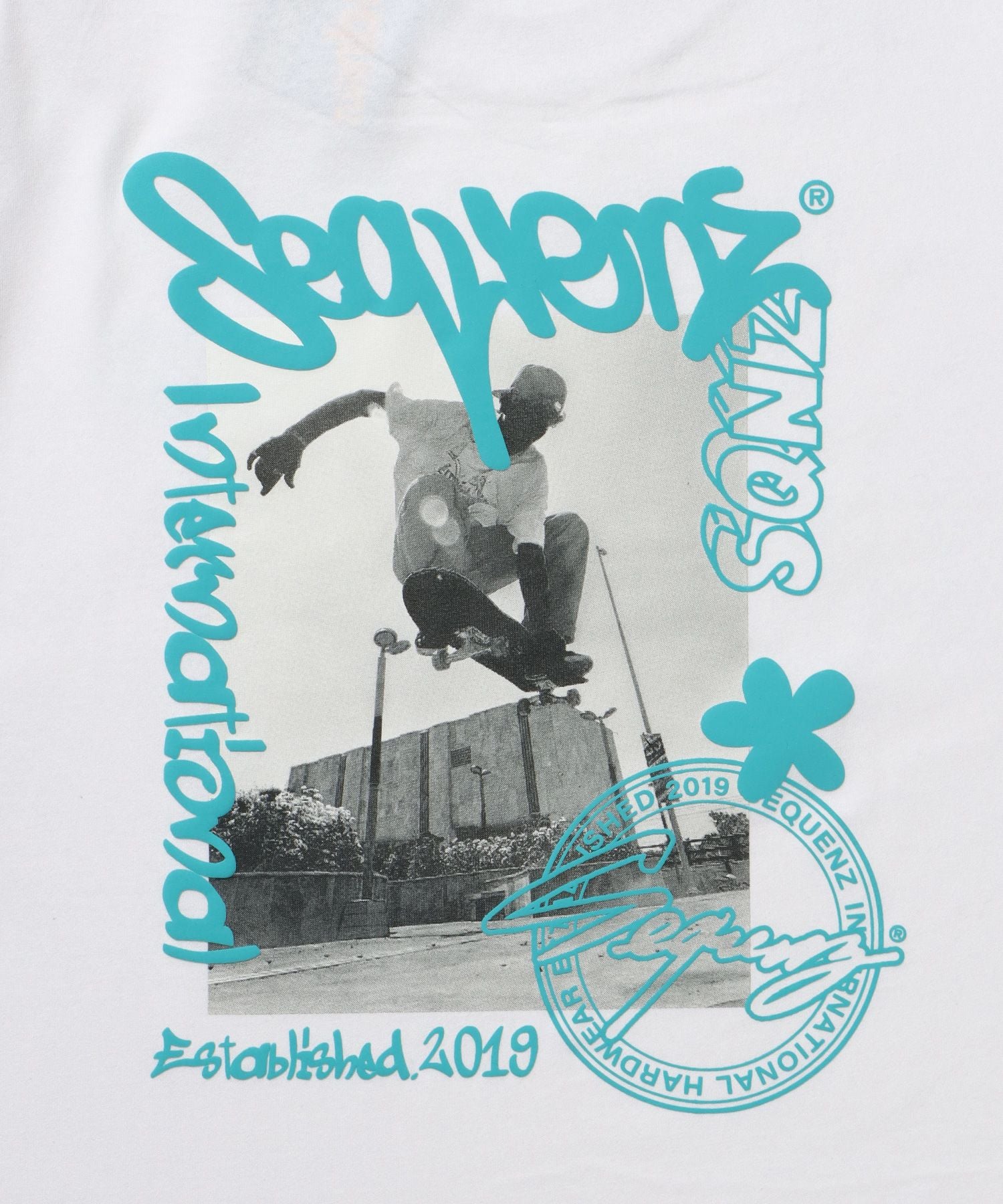 SKATE PHOTO PT S/S TEE / Tシャツ 短丈 クルーネック 半袖 スケーター ホワイト