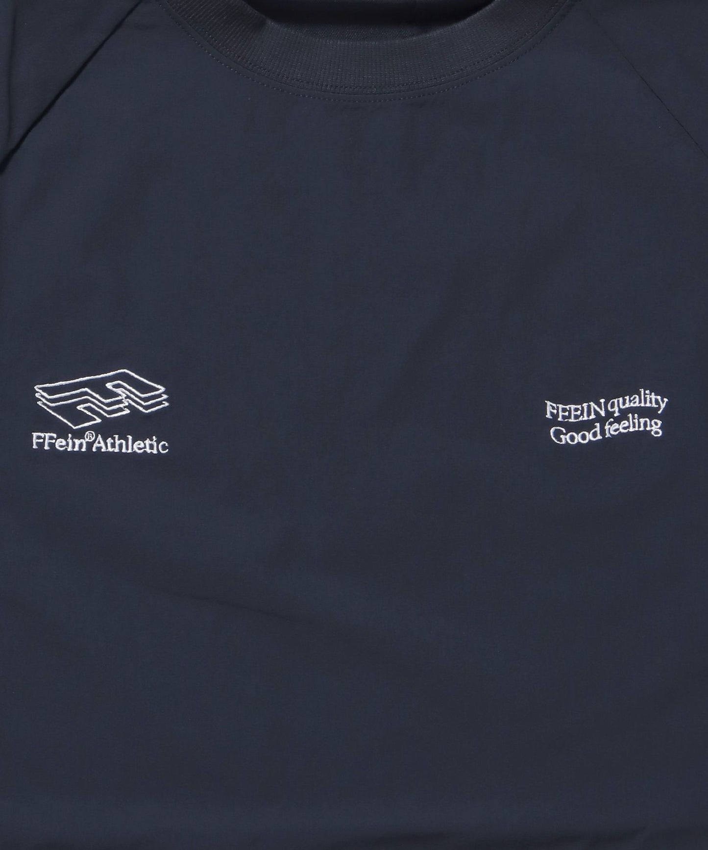 ナイロンゲームTシャツ / ナイロン 半袖 クルーネック Tシャツドローコード ネイビー