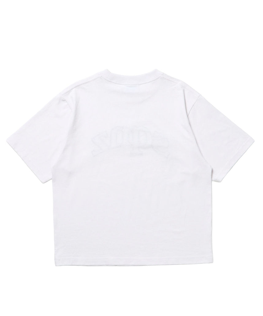 sqnz gingham applique tee / Tシャツ 半袖 クルーネック チェック ホワイト