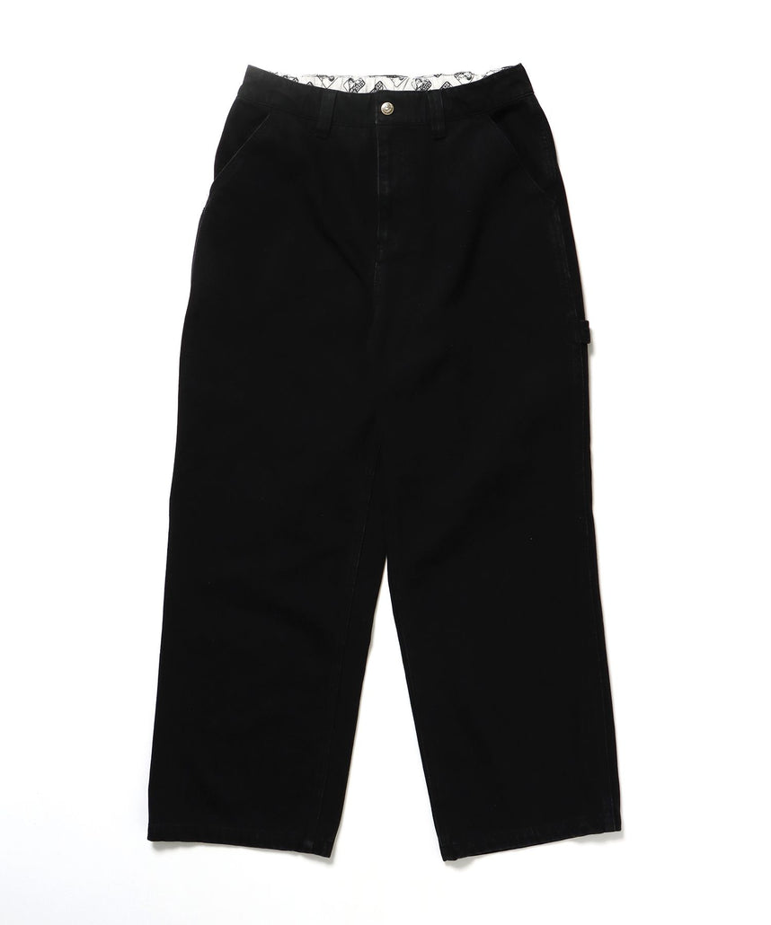 【BEN DAVIS(ベンデイビス)】PAINTER'S PANTS / ペインターパンツ ポケット ワイドストレート ブラック
