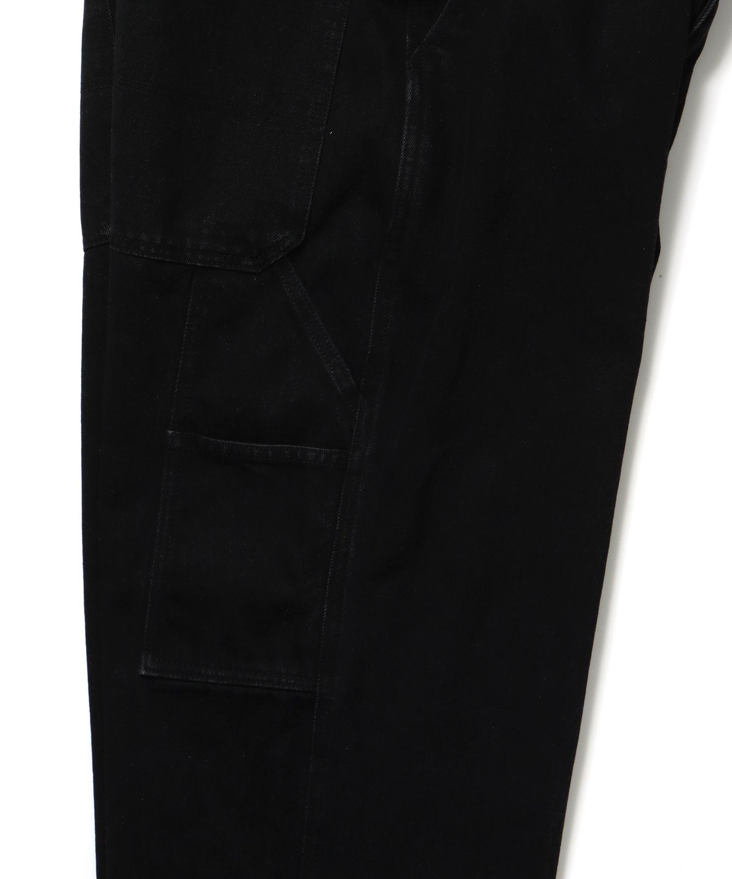PAINTER'S PANTS / ペインターパンツ ポケット ワイドストレート ブラック