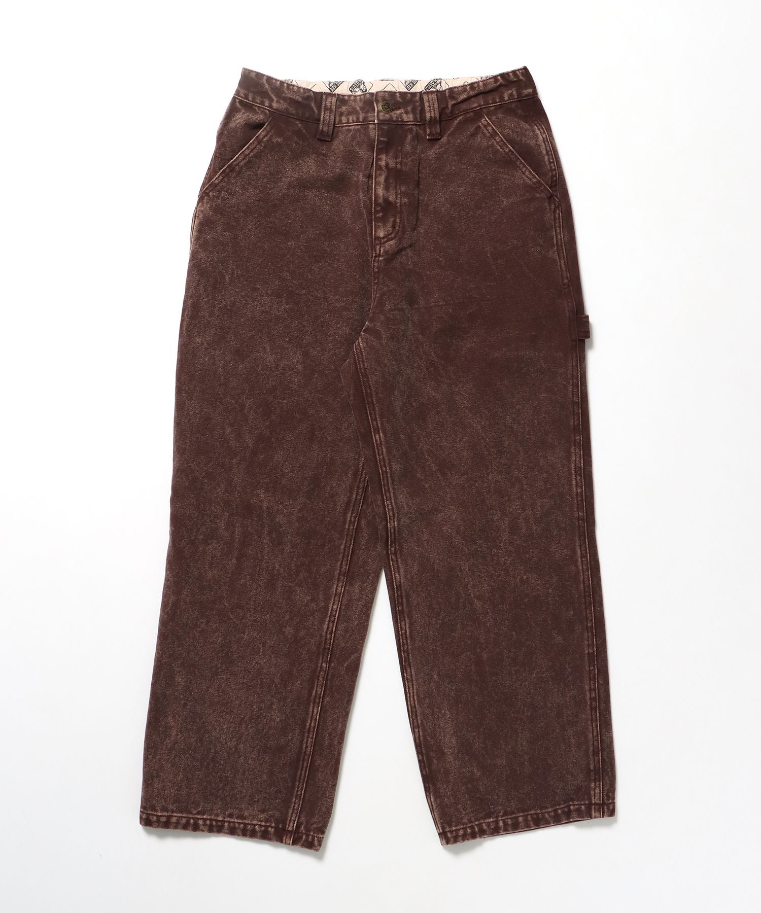 【BEN DAVIS(ベンデイビス)】PAINTER'S PANTS / ペインターパンツ ポケット ワイドストレート ブラウン