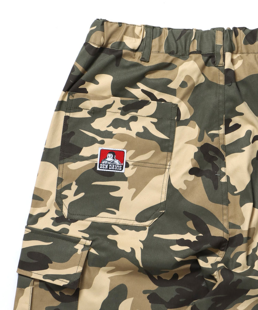 SNOW WORKERS PANTS SP / ワークパンツ カーゴポケット ワイドストレート ゴムシャーリング 柄89