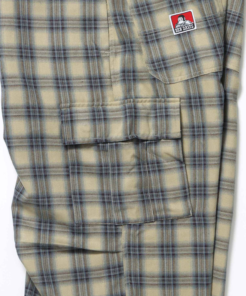 SNOW WORKERS PANTS SP / ワークパンツ カーゴポケット ワイドストレート ゴムシャーリング 柄90