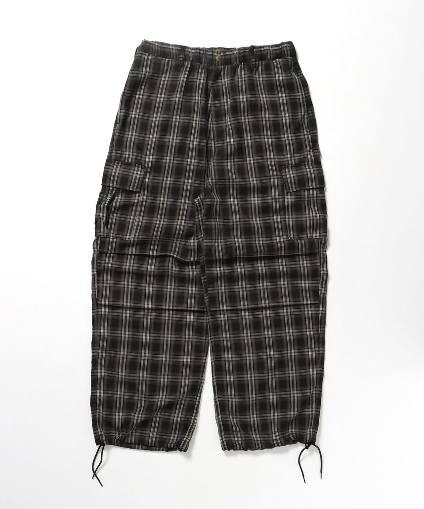 【BEN DAVIS(ベンデイビス)】SNOW WORKERS PANTS SP / ワークパンツ カーゴポケット ワイドストレート ゴムシャーリング 柄91