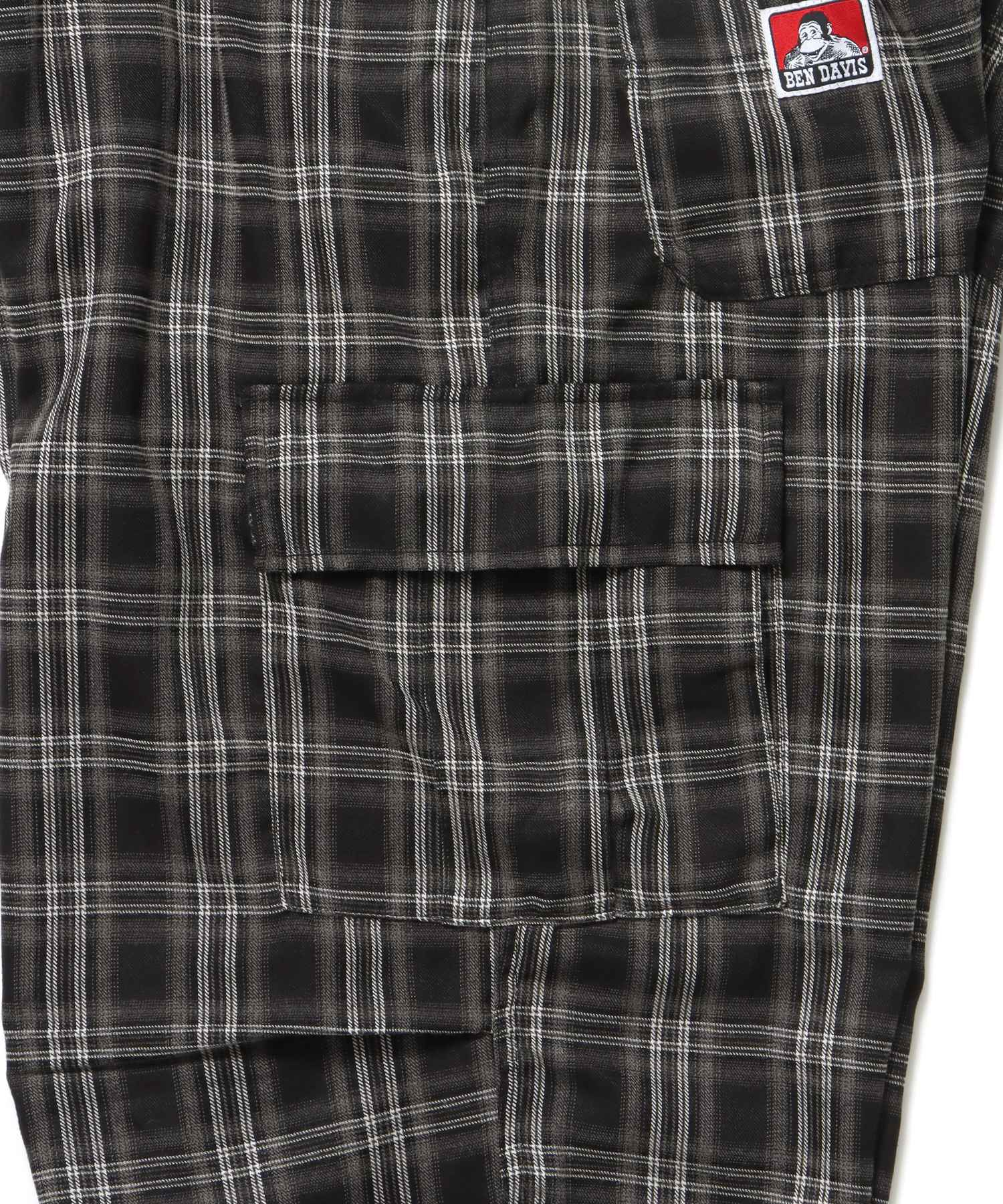 SNOW WORKERS PANTS SP / ワークパンツ カーゴポケット ワイドストレート ゴムシャーリング 柄91