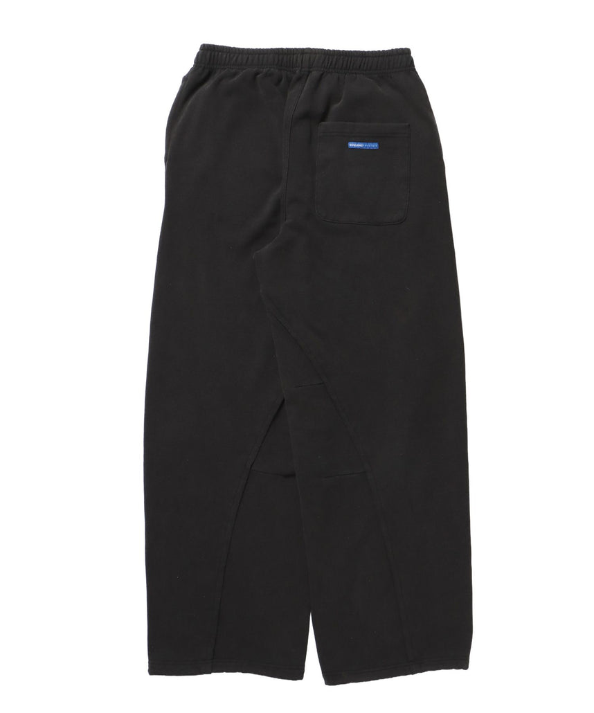 WASHED CURVE SWEAT PANTS / カーブ スウェットパンツ 加工 裏起毛 【セットアップ】 ブラック