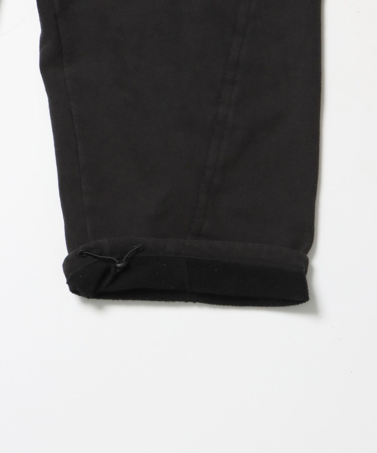 WASHED CURVE SWEAT PANTS / カーブ スウェットパンツ 加工 裏起毛 【セットアップ着用可】 ブラック