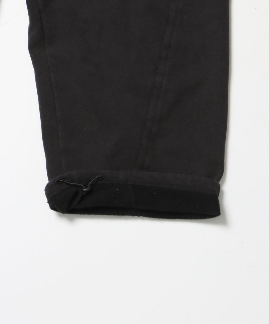 WASHED CURVE SWEAT PANTS / カーブ スウェットパンツ 加工 裏起毛 【セットアップ】 ブラック