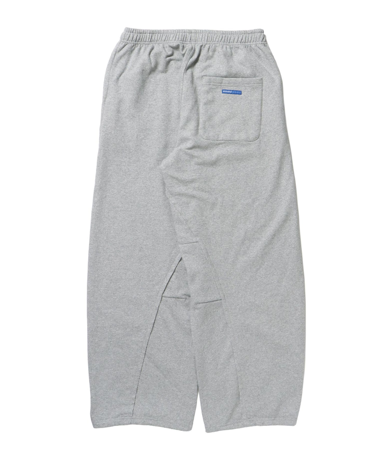 WASHED CURVE SWEAT PANTS / カーブ スウェットパンツ 加工 裏起毛 【セットアップ着用可】 グレー