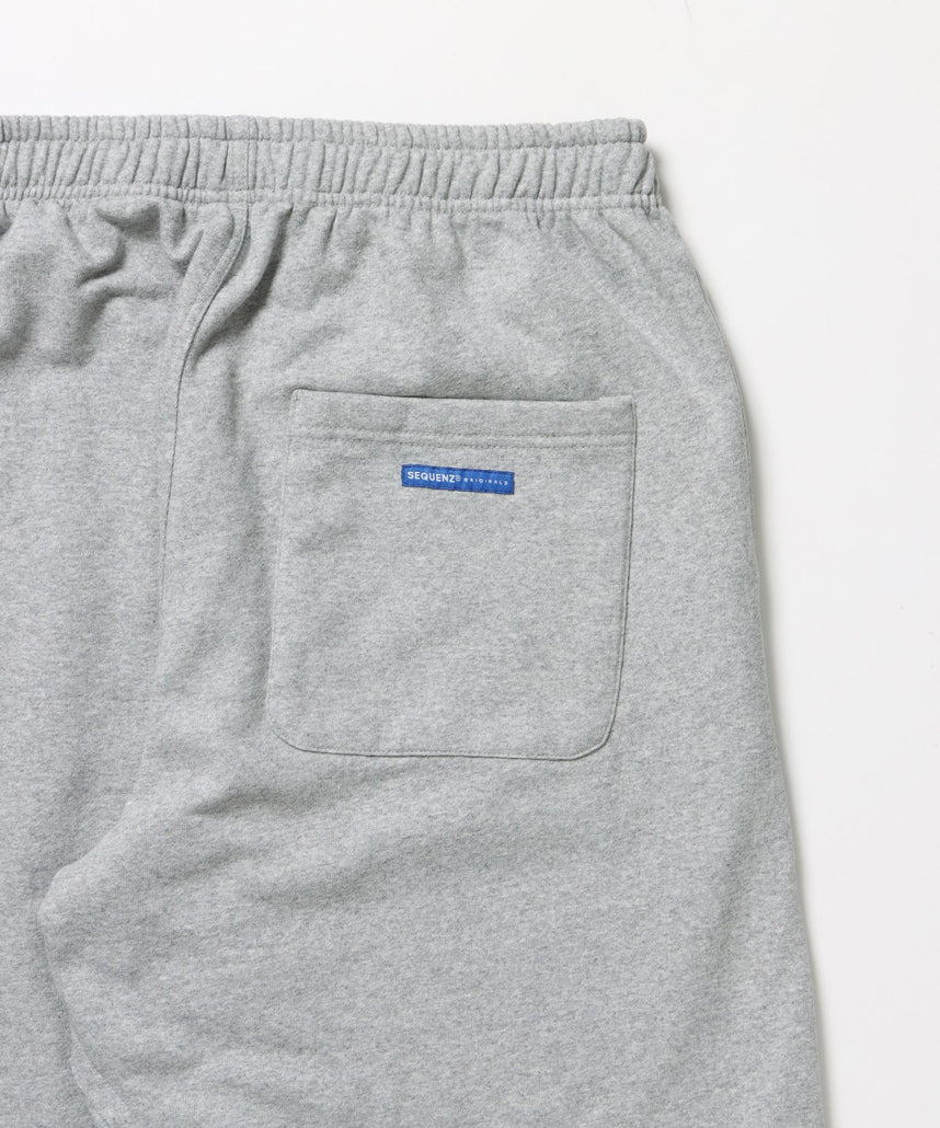 WASHED CURVE SWEAT PANTS / カーブ スウェットパンツ 加工 裏起毛 【セットアップ】 グレー