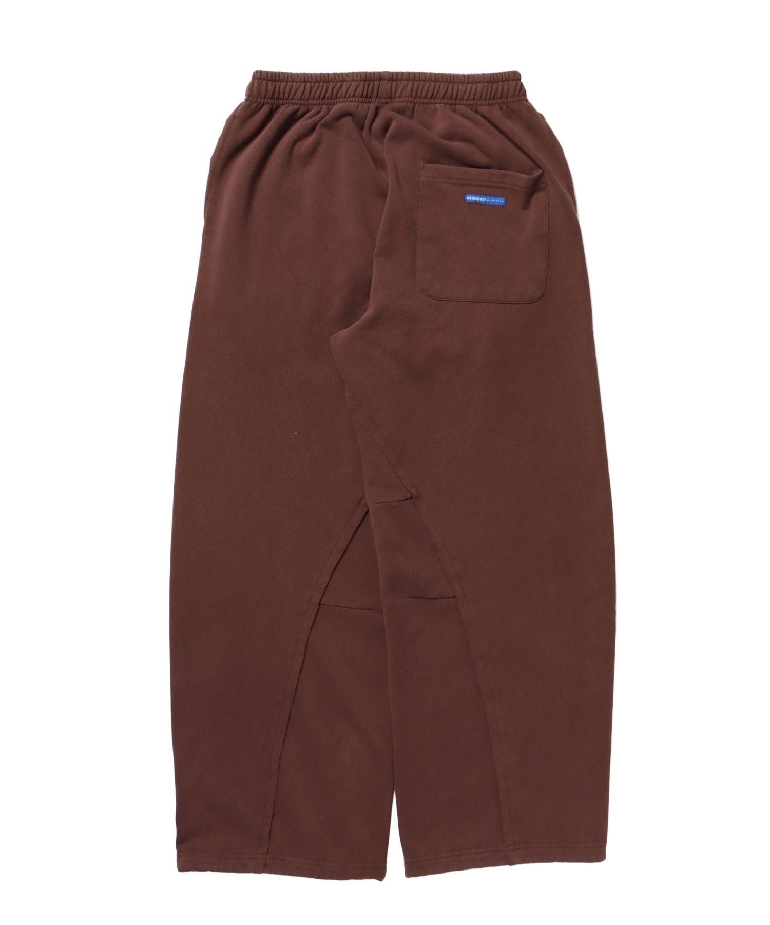 WASHED CURVE SWEAT PANTS / カーブ スウェットパンツ 加工 裏起毛 【セットアップ】 モカ