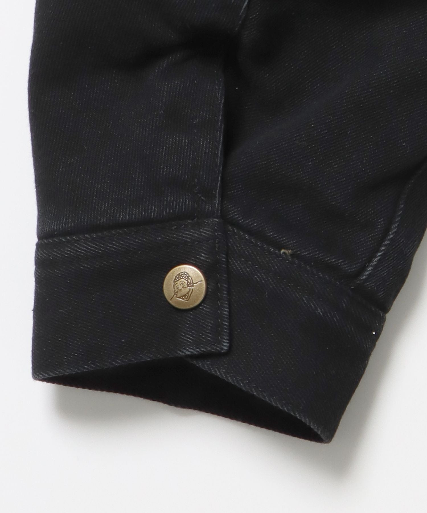 ZIP FRONT TRUCKER JACKET / ジャケット ジップ 短丈 中綿 加工 ブラック