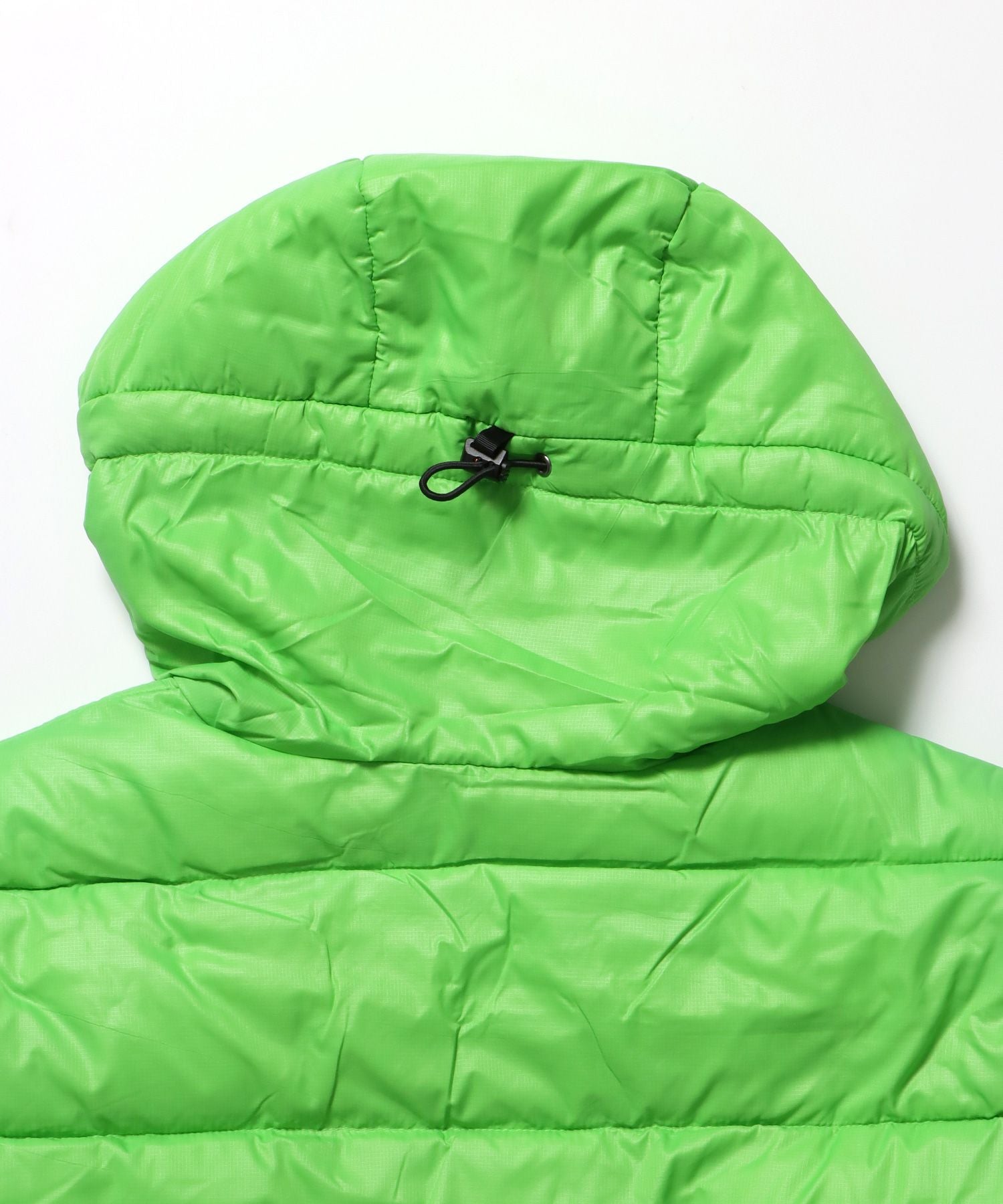 BD HOODED PUFFER JACKET / オーバーサイズ フーディ ジャケット 中綿 ダウン パファー ドローコード ペールクリーム