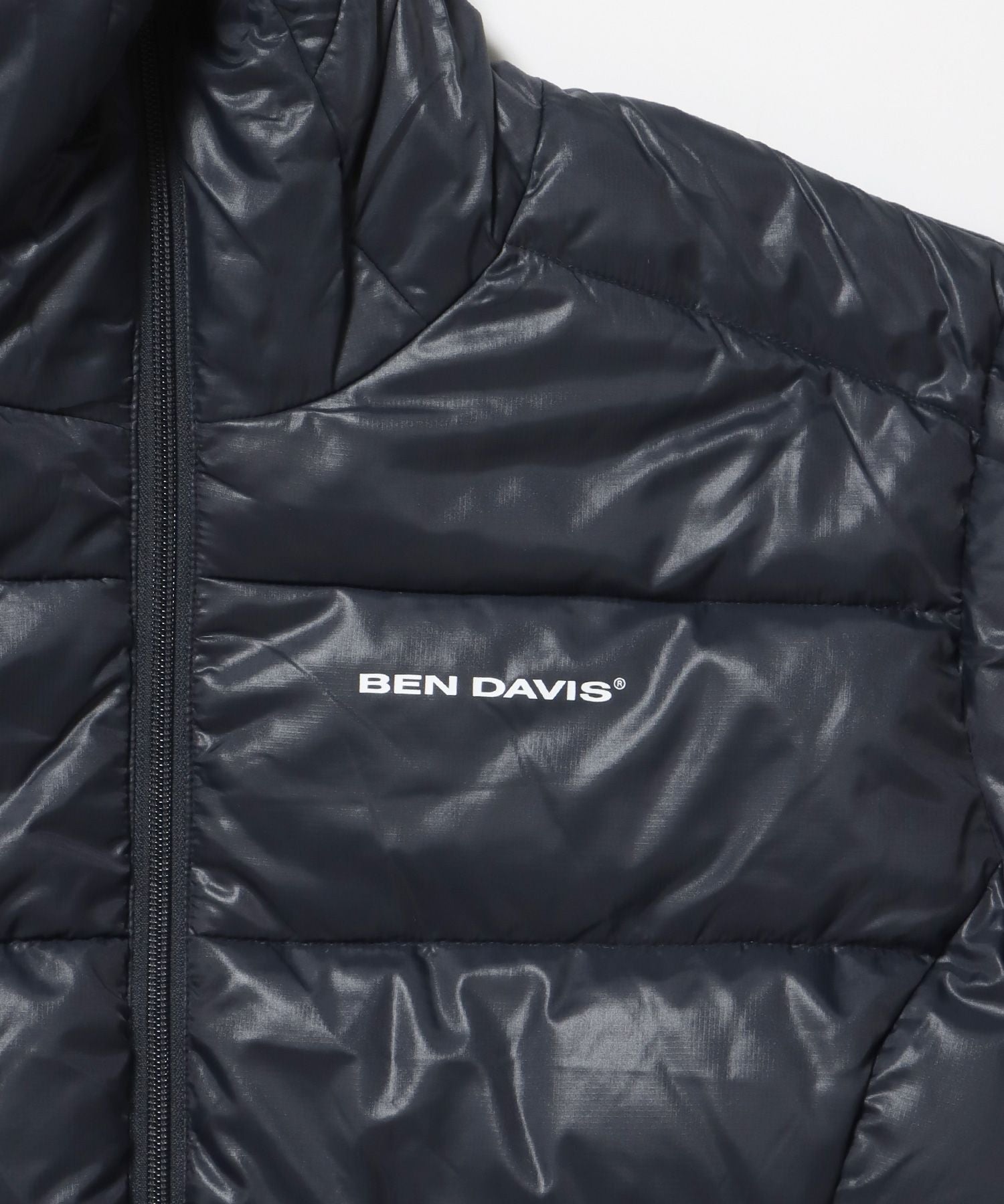 BD HOODED PUFFER JACKET / オーバーサイズ フーディ ジャケット 中綿 ダウン パファー ドローコード ダークネイビー