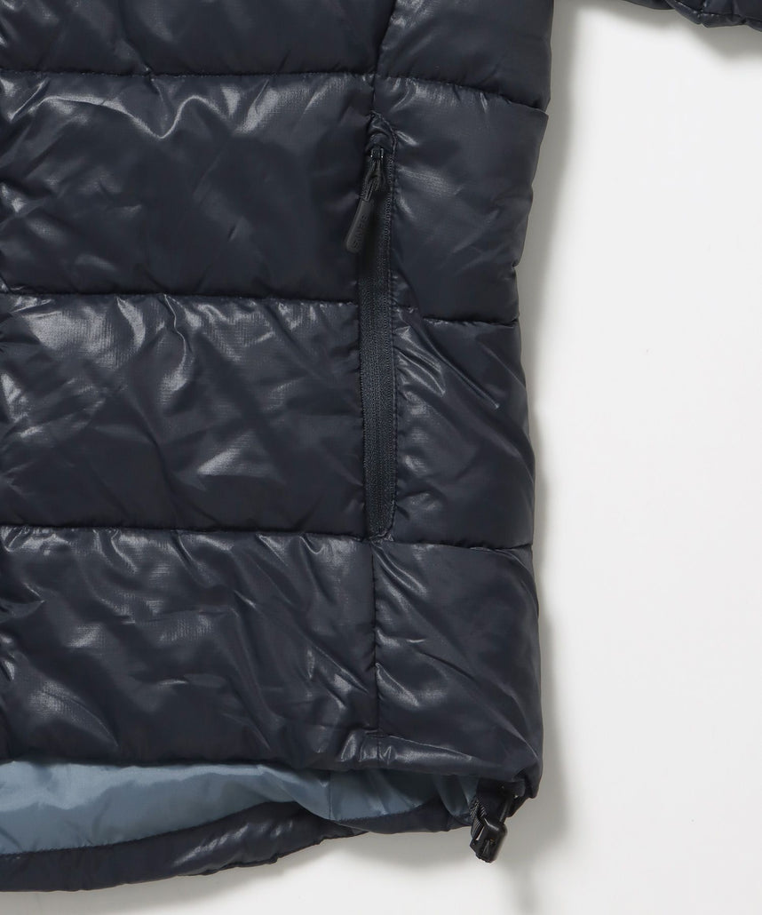 BD HOODED PUFFER JACKET / オーバーサイズ フーディ ジャケット 中綿 ダウン パファー ドローコード ダークネイビー