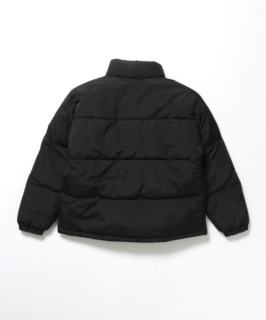 BD PUFFER JACKET / ジャケット 中綿 ダウン パファー ドローコード 刺繍 ブラック