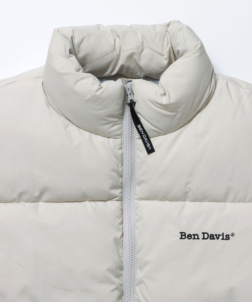 BD PUFFER JACKET / ジャケット 中綿 ダウン パファー ドローコード 刺繍 アイボリー
