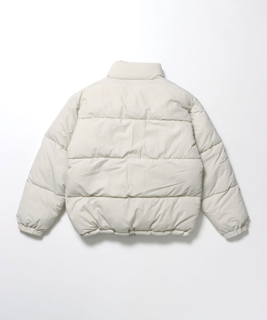 BD PUFFER JACKET / ジャケット 中綿 ダウン パファー ドローコード 刺繍 アイボリー