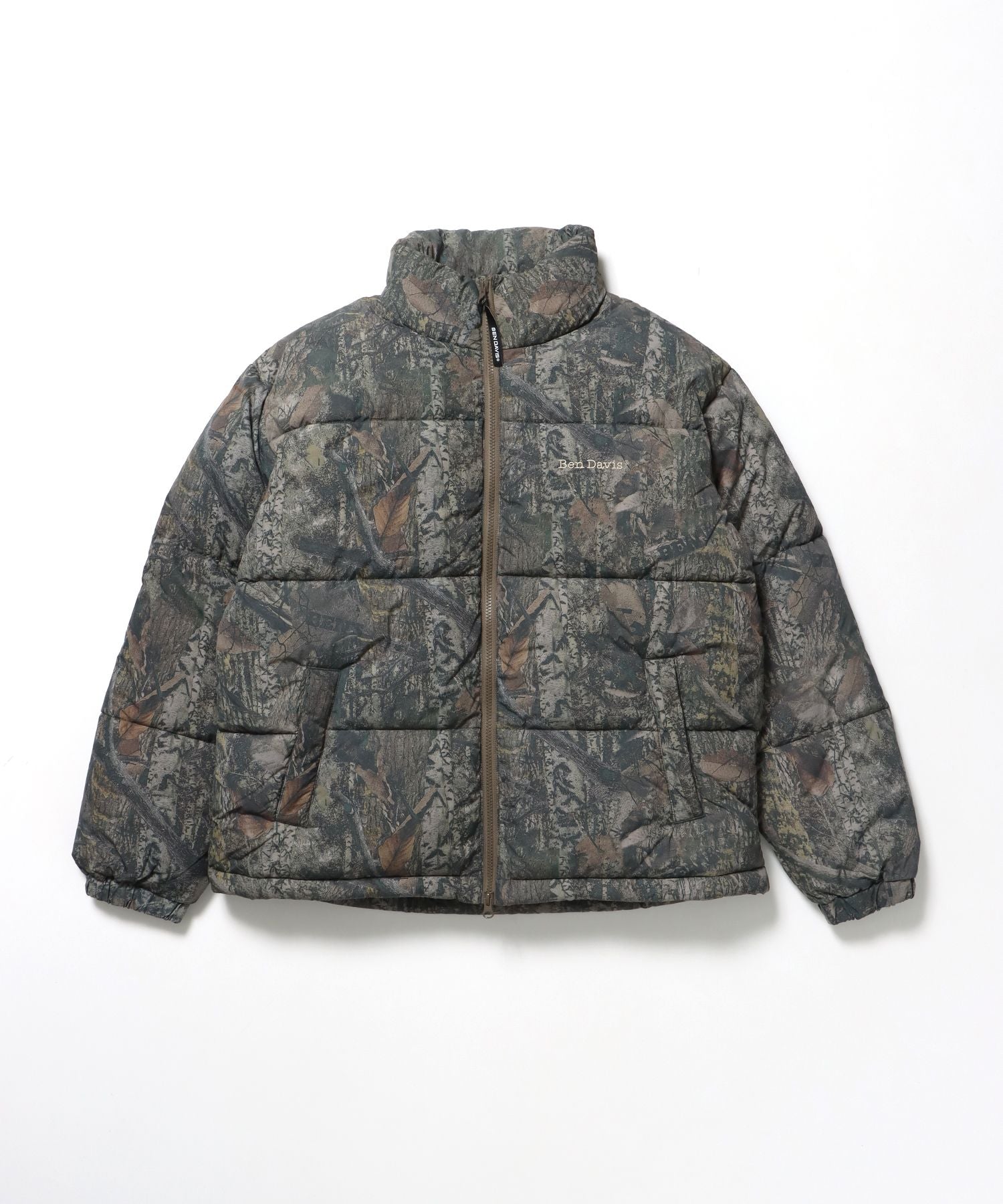 【BEN DAVIS(ベンデイビス)】BD PUFFER JACKET / ジャケット 中綿 ダウン パファー ドローコード 刺繍 柄80