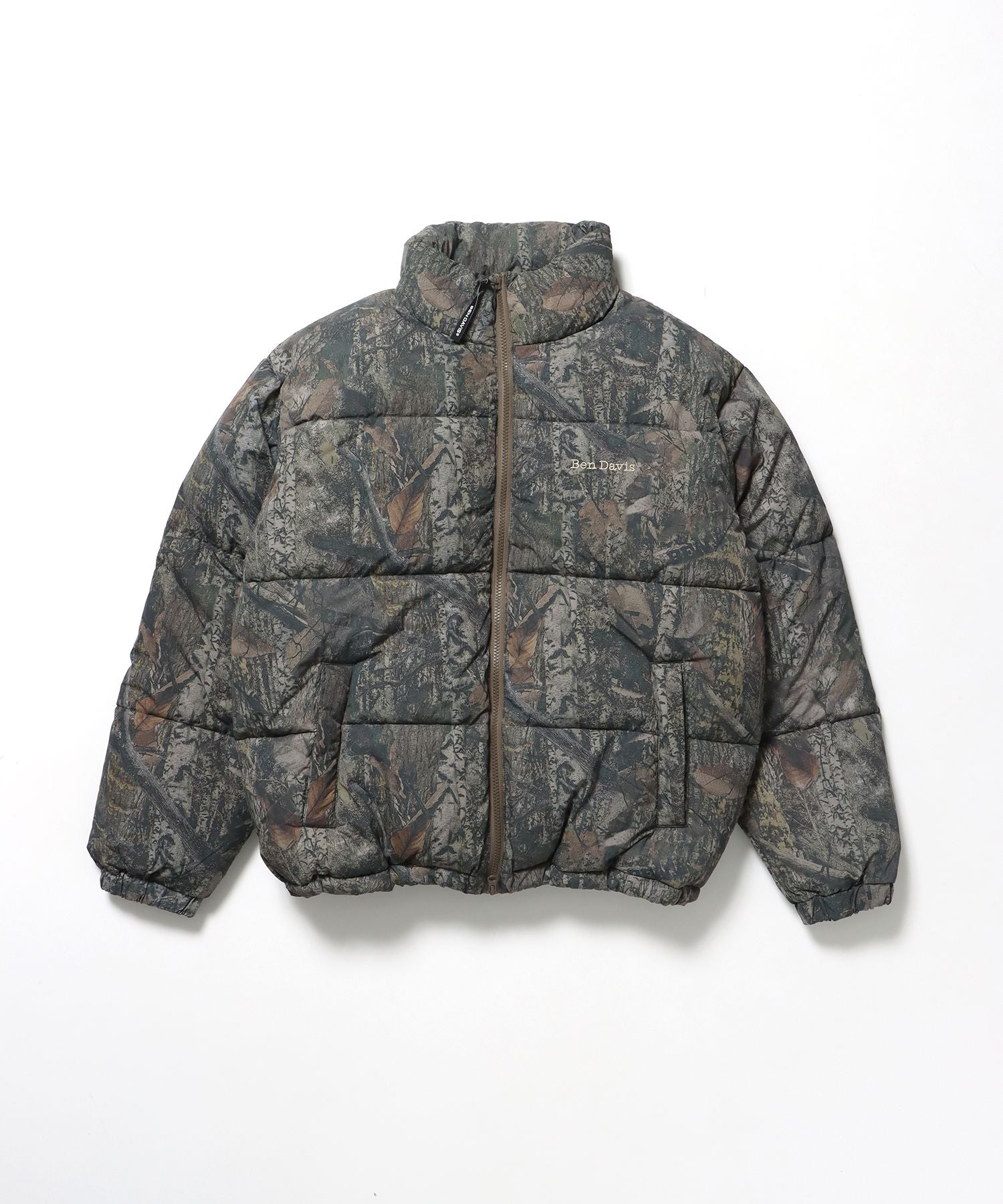 【BEN DAVIS(ベンデイビス)】BD PUFFER JACKET / ジャケット 中綿 ダウン パファー ドローコード 刺繍 柄80
