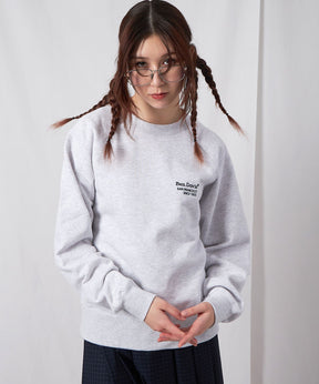 70’s FIT RAGLAN SWEATSHIRT / スウェット クルーネック 裏毛 刺繍 ラグラン 短丈 レギュラーサイズ アッシュグレー