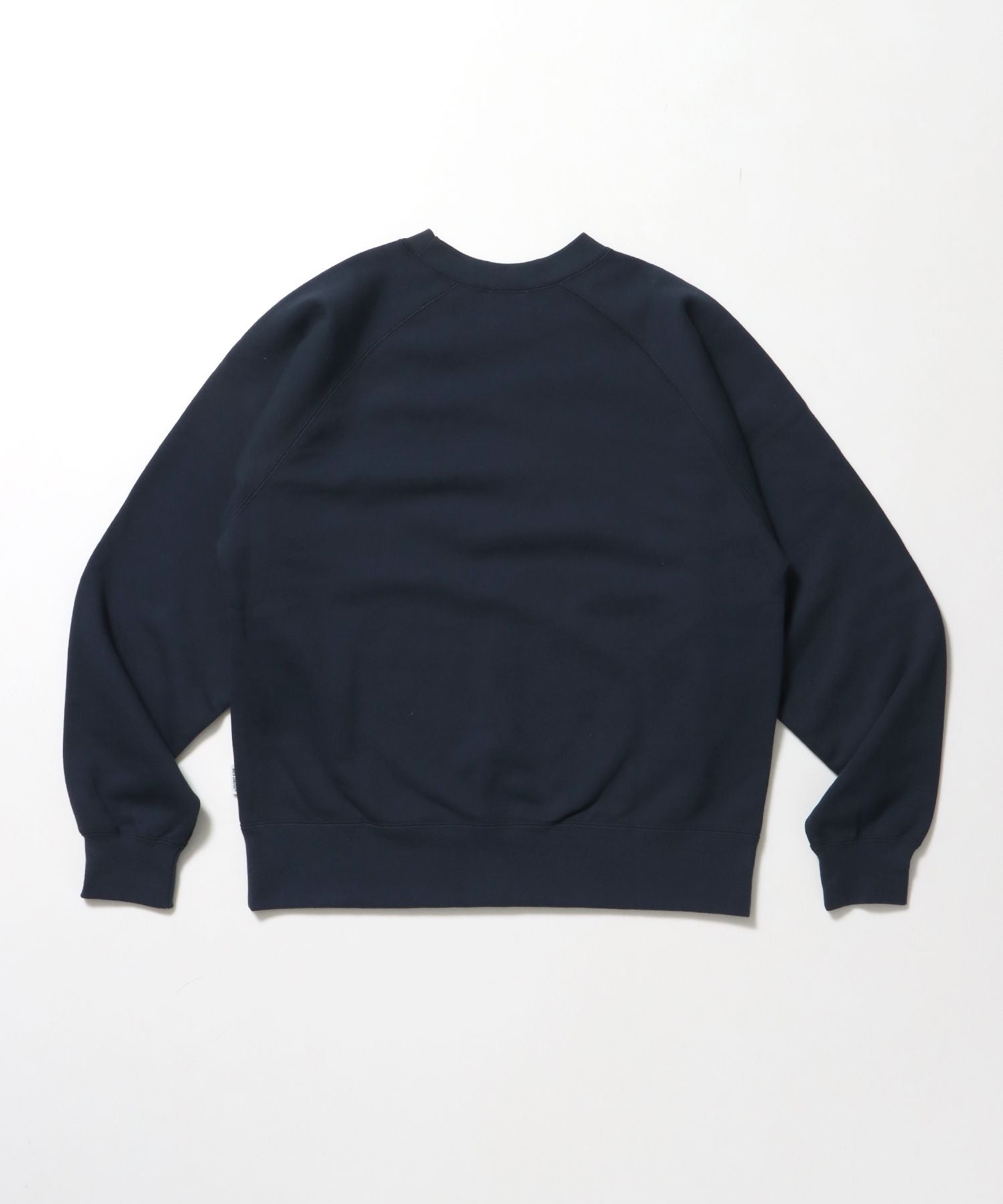 【BEN DAVIS(ベンデイビス)】70’s FIT RAGLAN SWEATSHIRT / スウェット クルーネック 裏毛 刺繍 ラグラン 短丈 レギュラーサイズ ネイビー