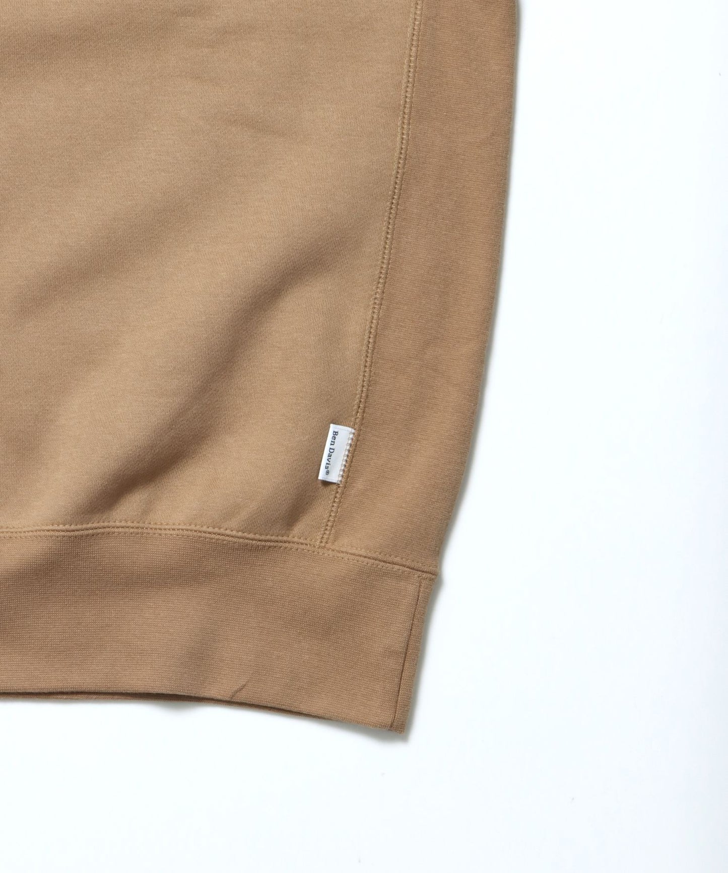 HEAVY SWEAT CREW / スウェット トレーナー 裏起毛 クルーネック ワンポイント刺繍 モカ