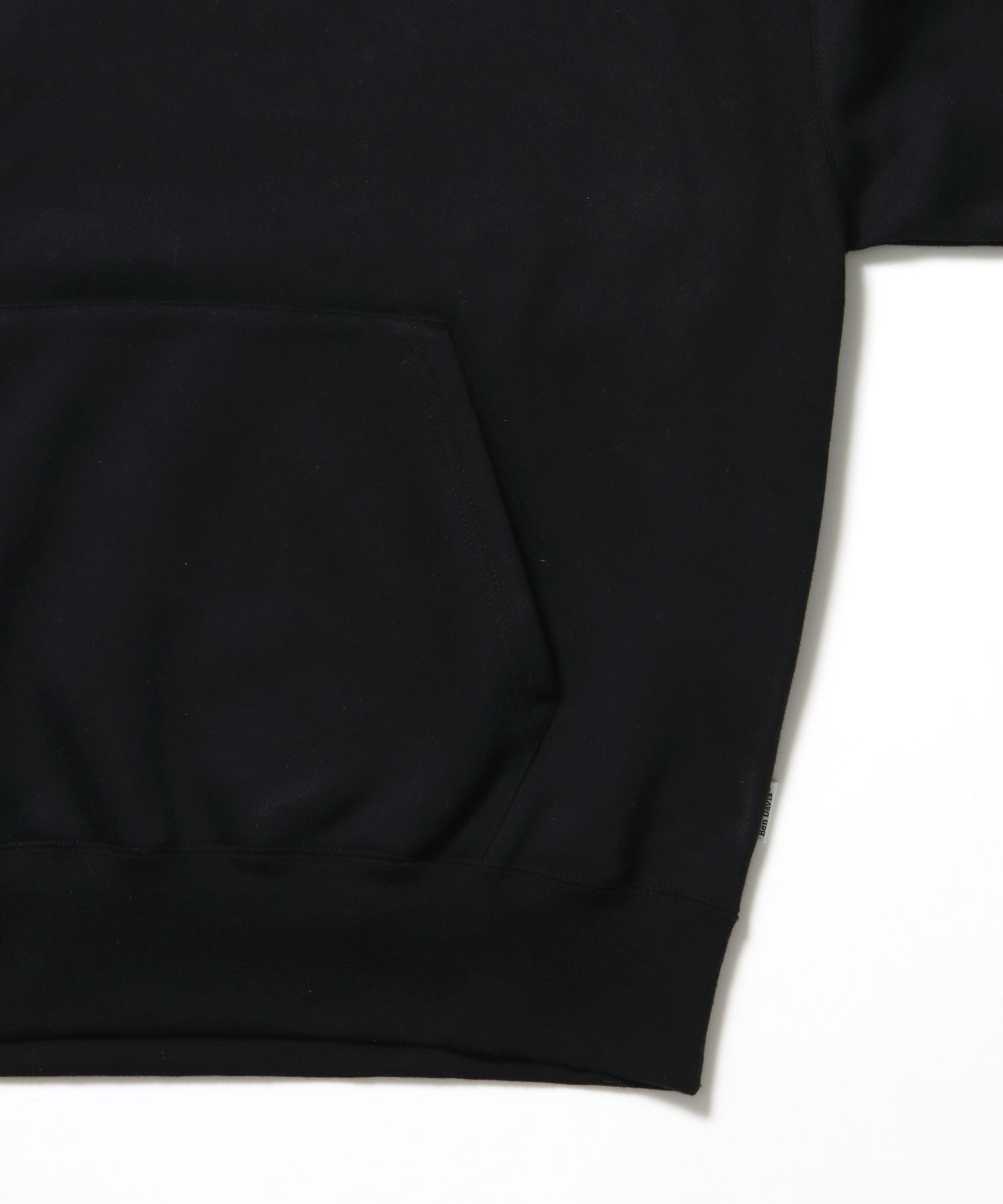 HEAVY SWEAT HOODIE / パーカー 刺繍 裏起毛 ヘビーウエイト フーディー ワンポイント ブラック