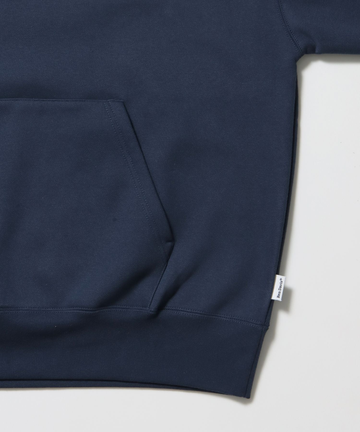 HEAVY SWEAT HOODIE / パーカー 刺繍 裏起毛 ヘビーウエイト フーディー ワンポイント ブルーグレー
