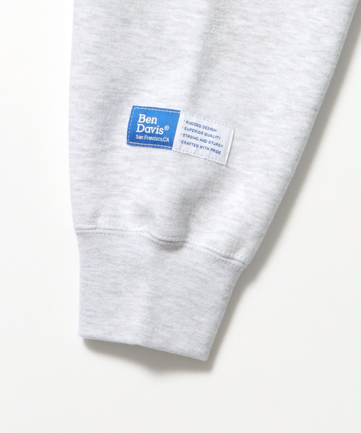 HEAVY SWEAT ZIP HOODIE / パーカー ジップ ワンポイント 刺繍 裏起毛 アッシュグレー