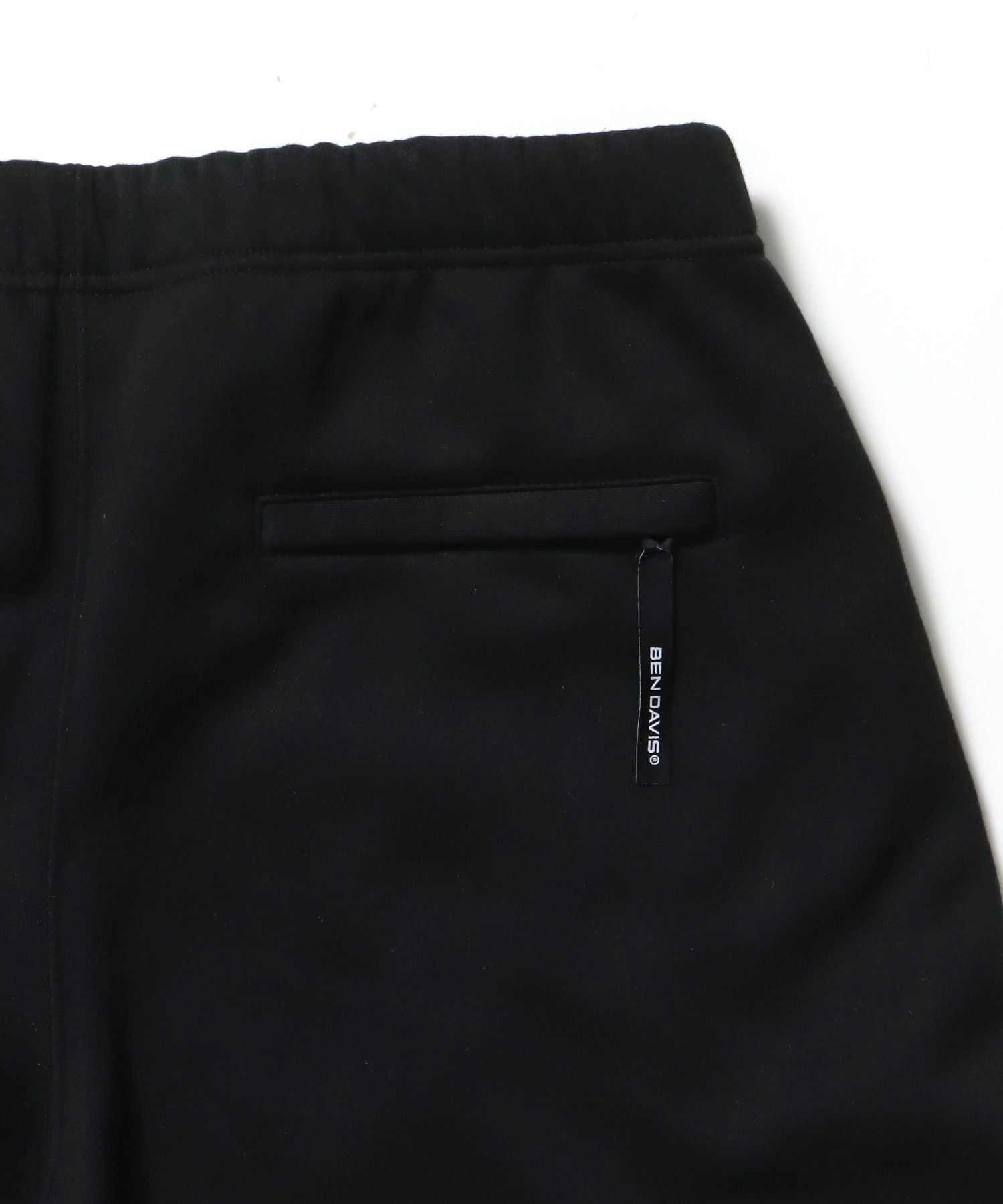 WIDE CURVE SWEAT PANTS / ワイド カーブパンツ スウェットパンツ 裏起毛 ドローコード 刺繍 ブラック
