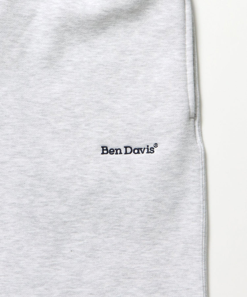 WIDE CURVE SWEAT PANTS / ワイド カーブパンツ スウェットパンツ 裏起毛 ドローコード 刺繍 アッシュグレー
