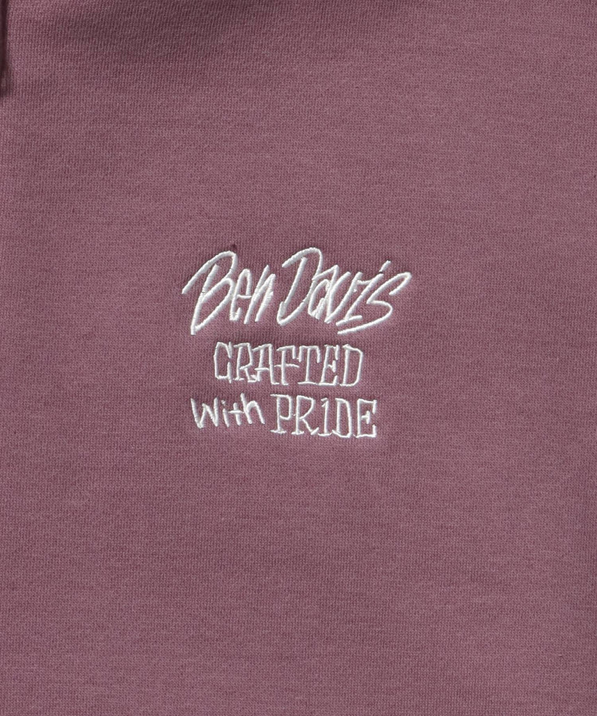 SELECTION ZIP HOODIE /パーカー ジップパーカー ダブルジップ 短丈 刺繍 プリント ピンク