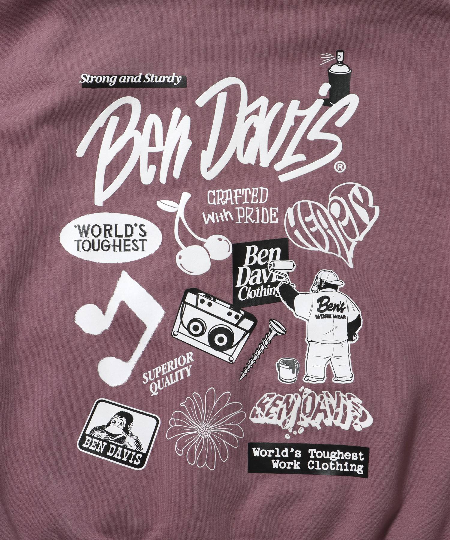 SELECTION ZIP HOODIE /パーカー ジップパーカー ダブルジップ 短丈 刺繍 プリント ピンク