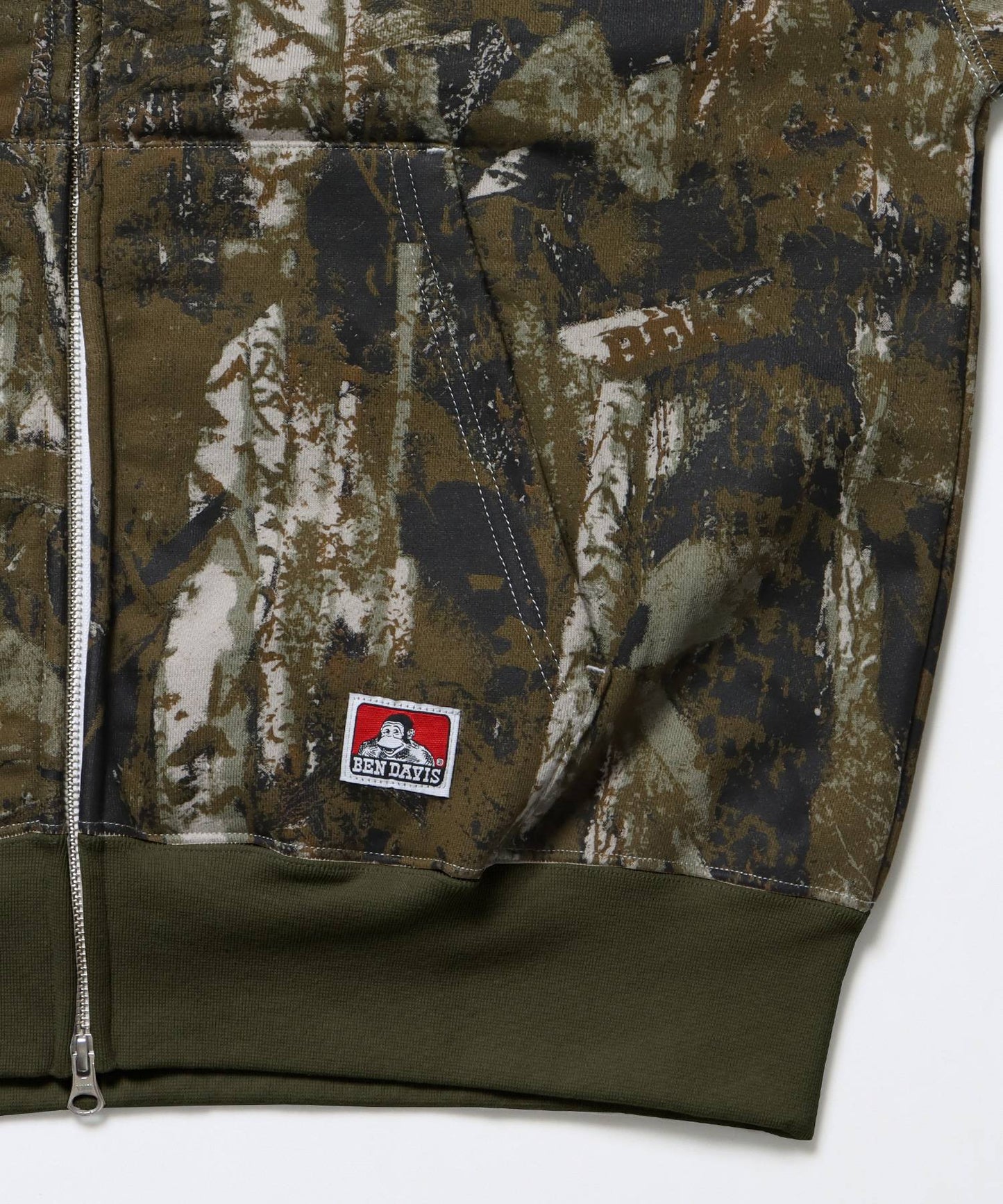 JAGGED LOGO ZIP HOODIE /パーカー ジップパーカー ダブルジップ 短丈 刺繍 柄80